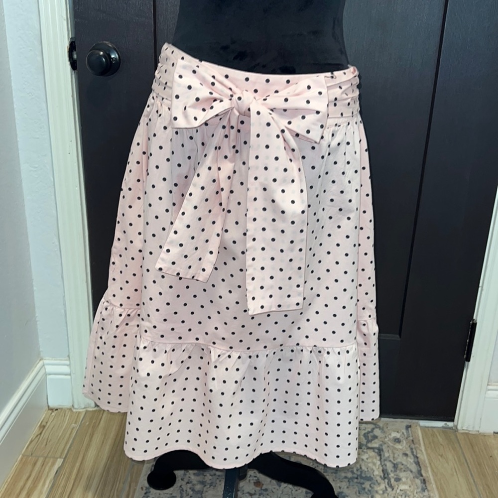 J Crew Ruffle skirt with bow